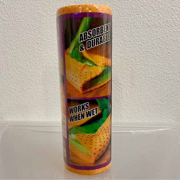 NEW Sweeper Shammy Pads Reusable 15 Sheets Scrubbing Dots Washable Yellow. - Picture 3 of 8